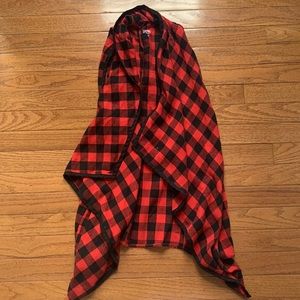 Buffalo plaid vest